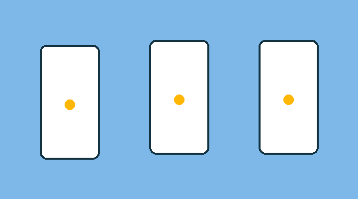Animated illustration of three playful doors into the Pokémon world